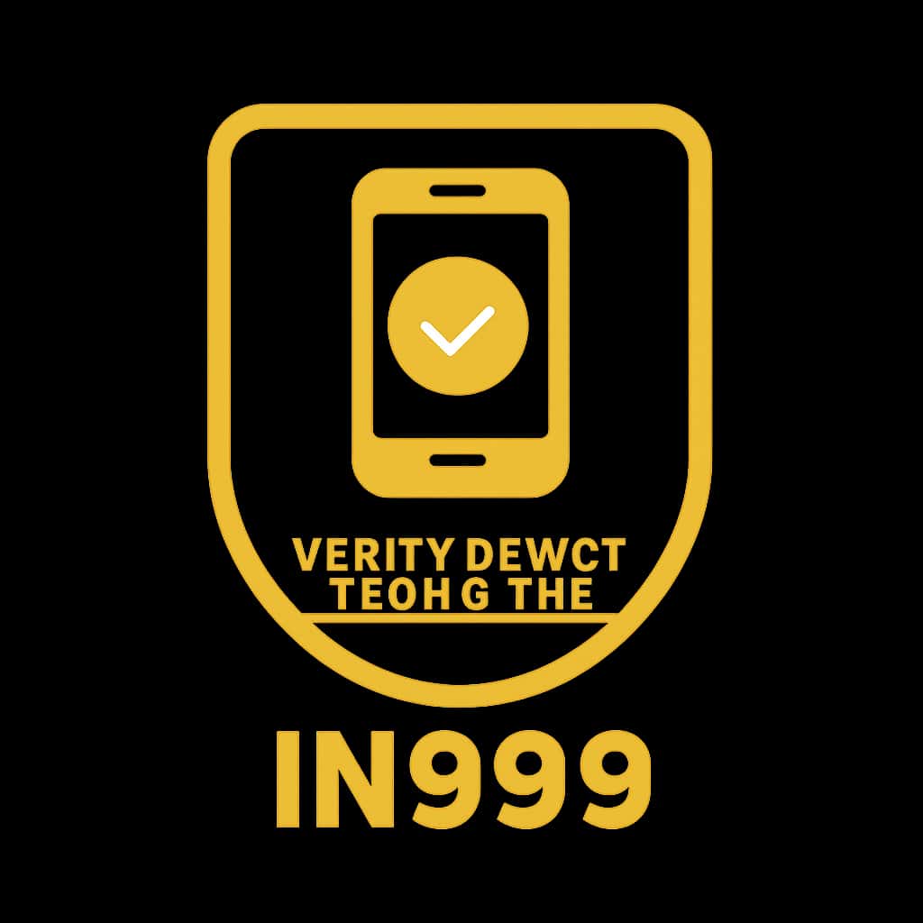 An icon representing the verification of device access for IN999.