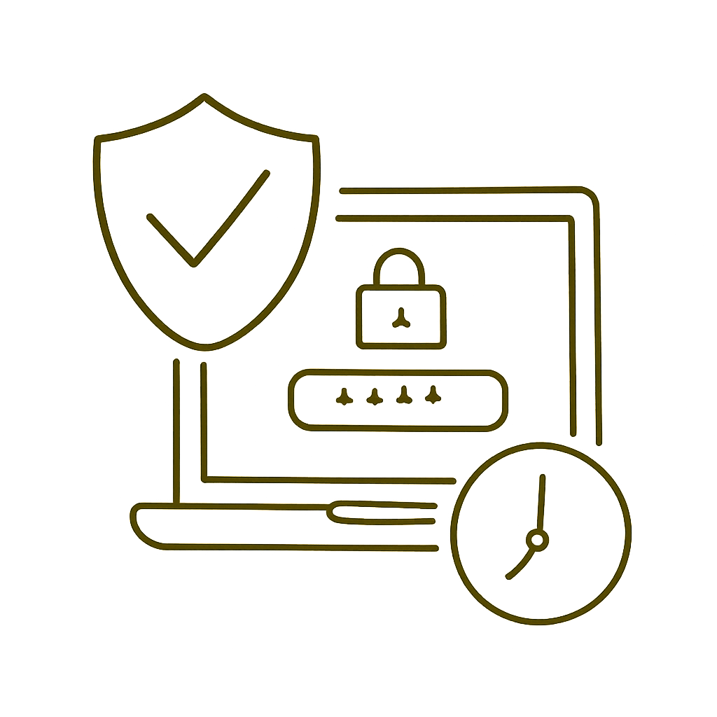 Diagram illustrating steps to recover an IN999 account securely.