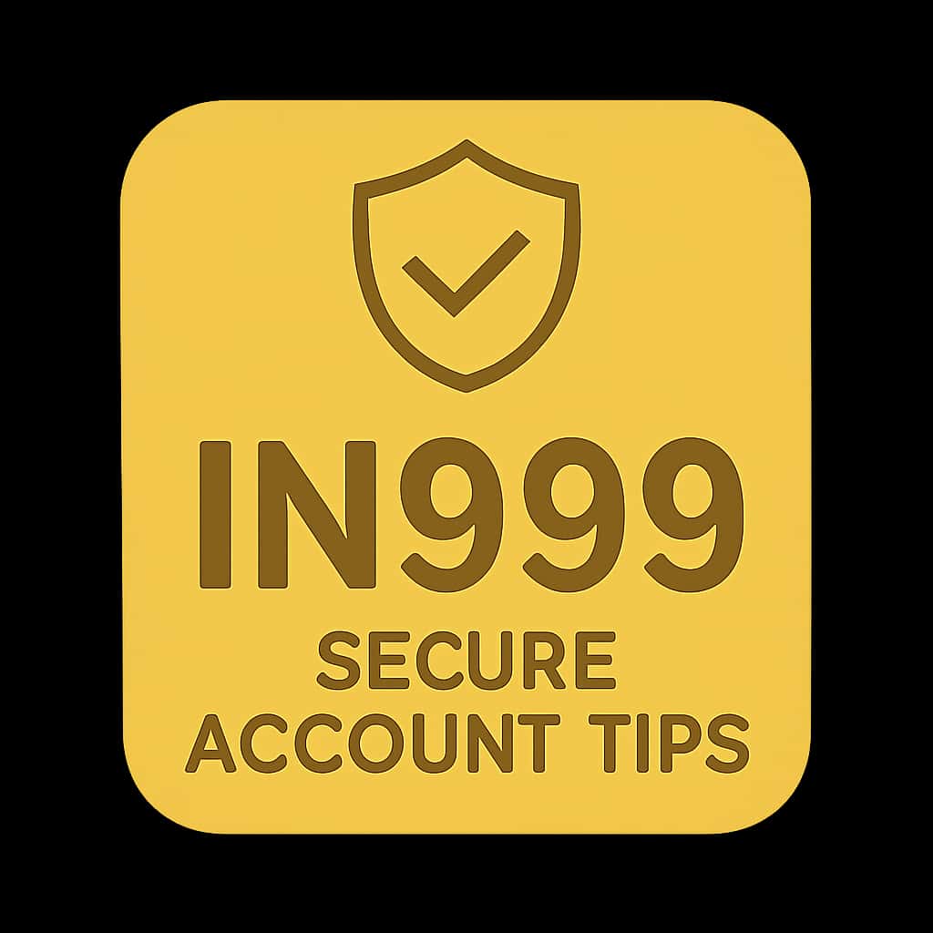 Badge representing Secure IN999 Account Tips.