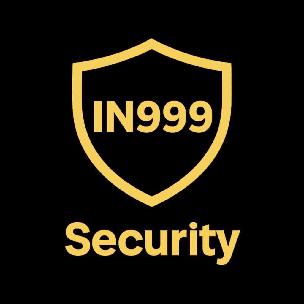 IN999 Security badge illustrating security guidance.
